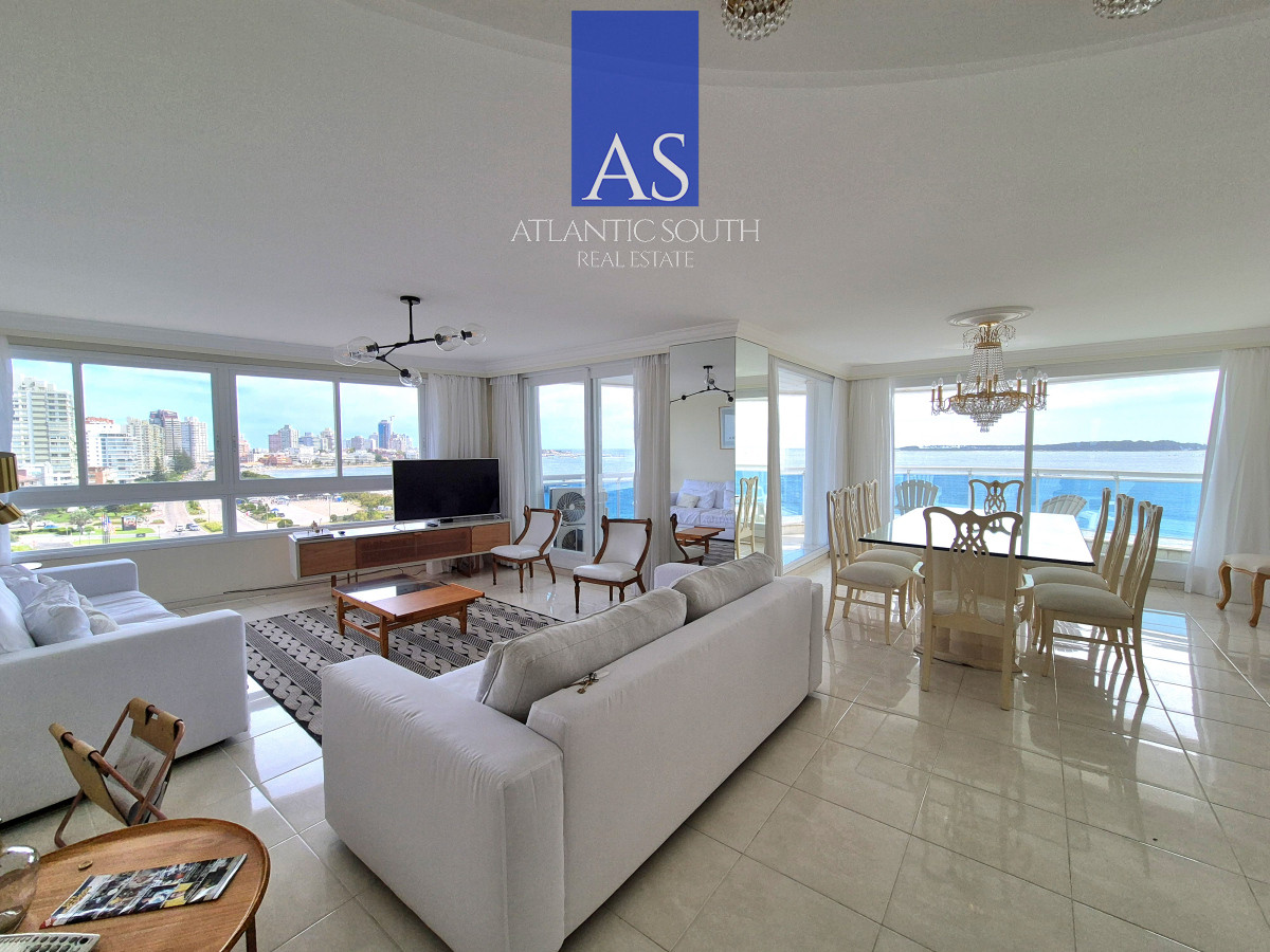 Apartamento ID.3939 - Apartamento 3 dormitorios en suite torre de lujo primera linea frente al mar Millenium Playa Mansa Enjoy Punta del Este