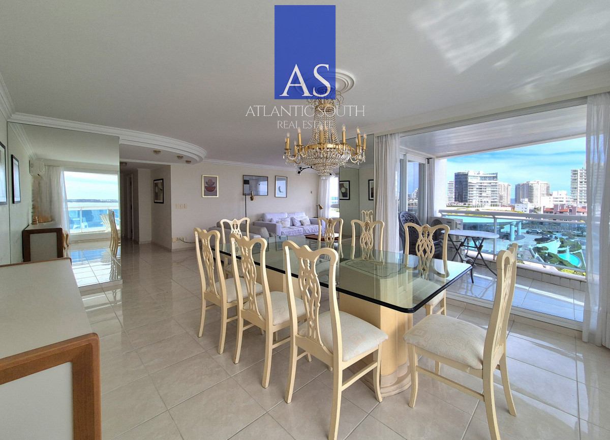Apartamento ID.3939 - Apartamento 3 dormitorios en suite torre de lujo primera linea frente al mar Millenium Playa Mansa Enjoy Punta del Este