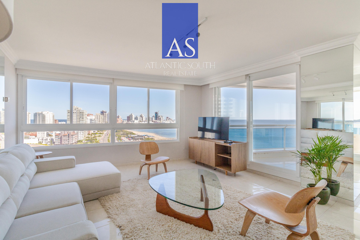 Apartamento ID.3827 - Apartamento 3 dormitorios en primera linea frente al mar Millenium Playa Mansa Punta del Este