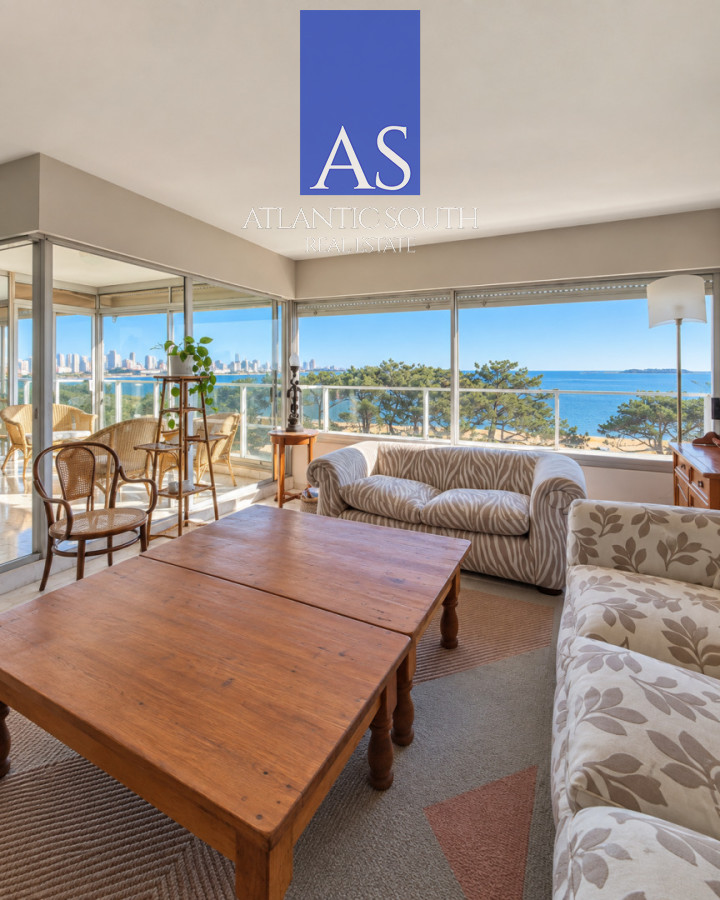 Apartamento ID.5124 - Planta de categoría 3 dormitorios+servicio frente al mar Playa Mansa Punta del Este