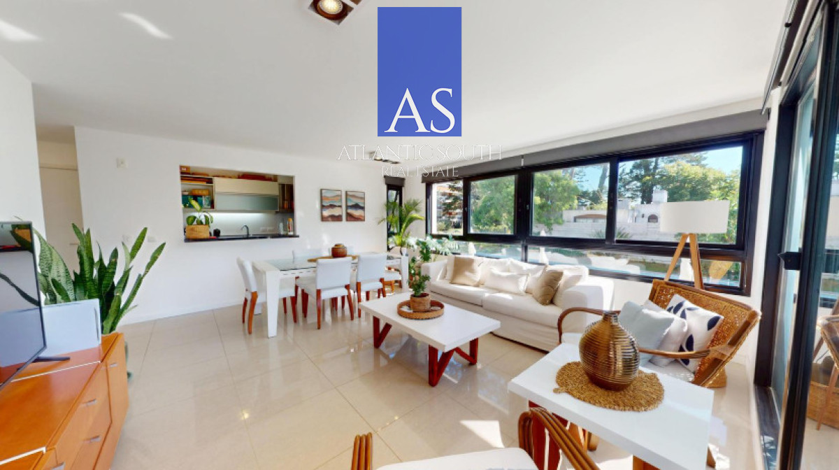 Apartamento ID.4483 - Apartamento 2 dormitorios moderno con terraza cochera piscina Playa Mansa Punta del Este