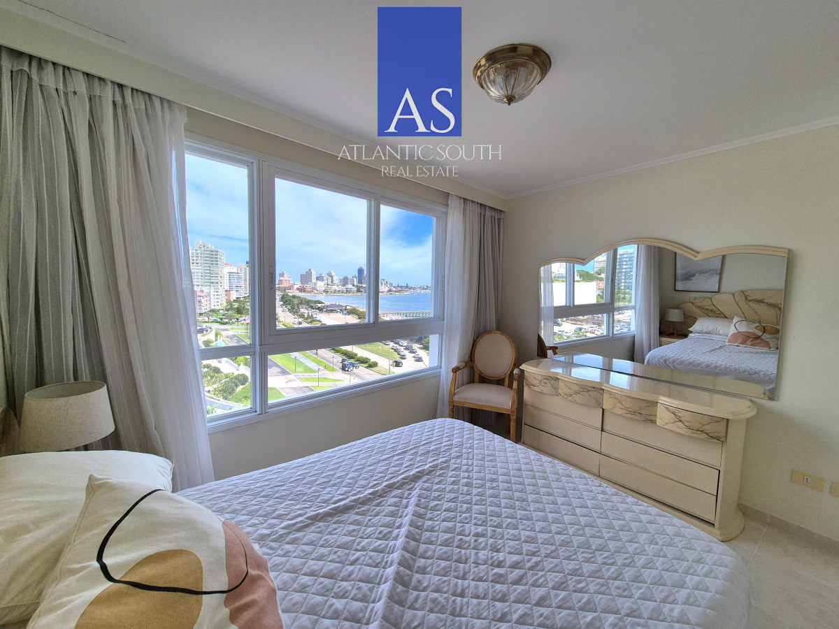 Apartamento ID.3939 - Apartamento 3 dormitorios en suite torre de lujo primera linea frente al mar Millenium Playa Mansa Enjoy Punta del Este