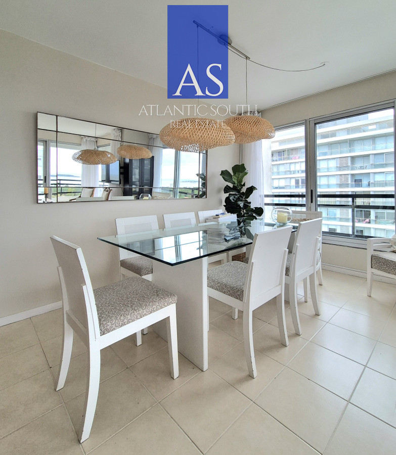 Apartamento ID.4065 - Oportunidad apartamento moderno piso alto 3 dormitorios 2 baños terraza con vista al mar garage venta Punta del Este Jardines del Country
