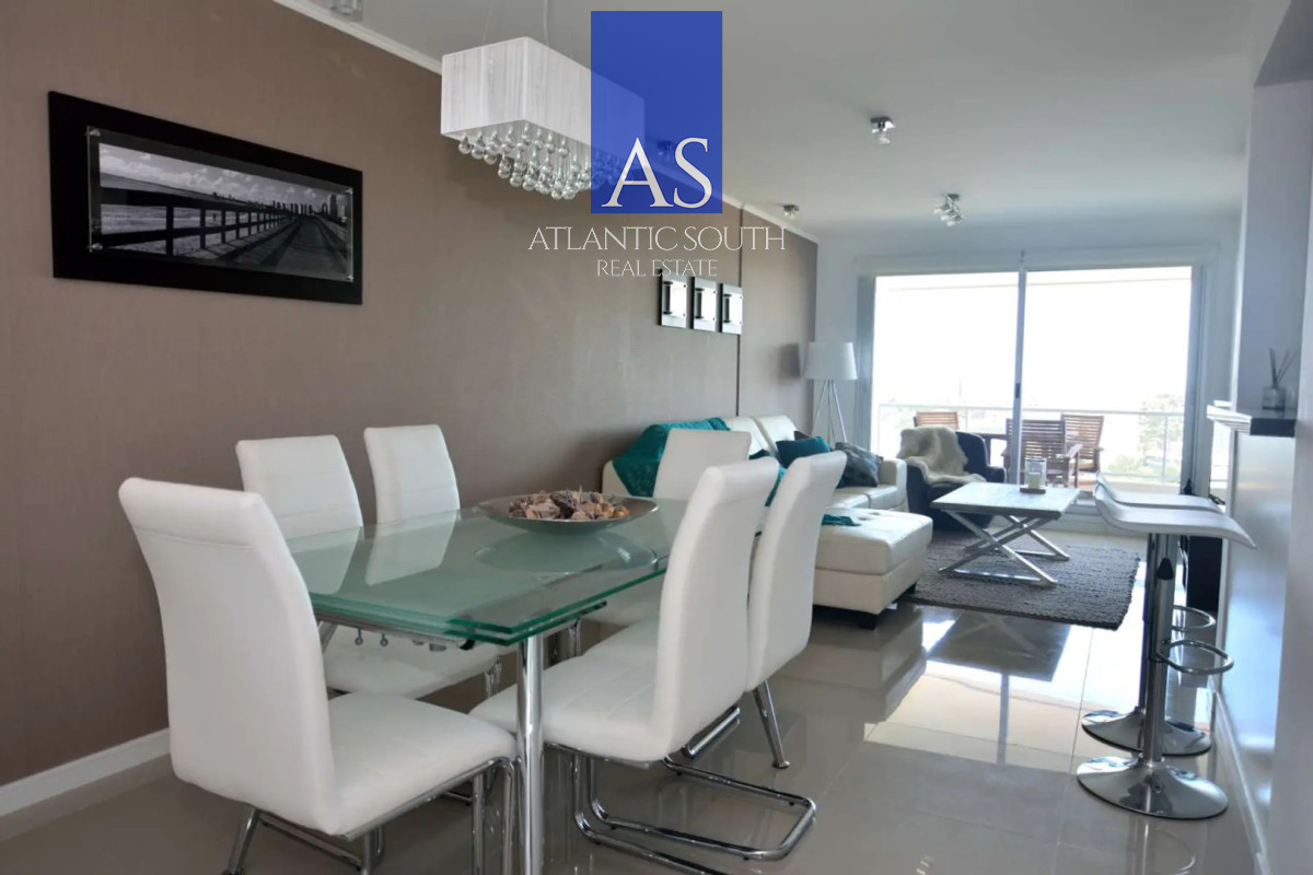 Apartamento ID.5009 - Apartamento de 2 dormitorios con vista y garage en Playa Brava, Punta del Este