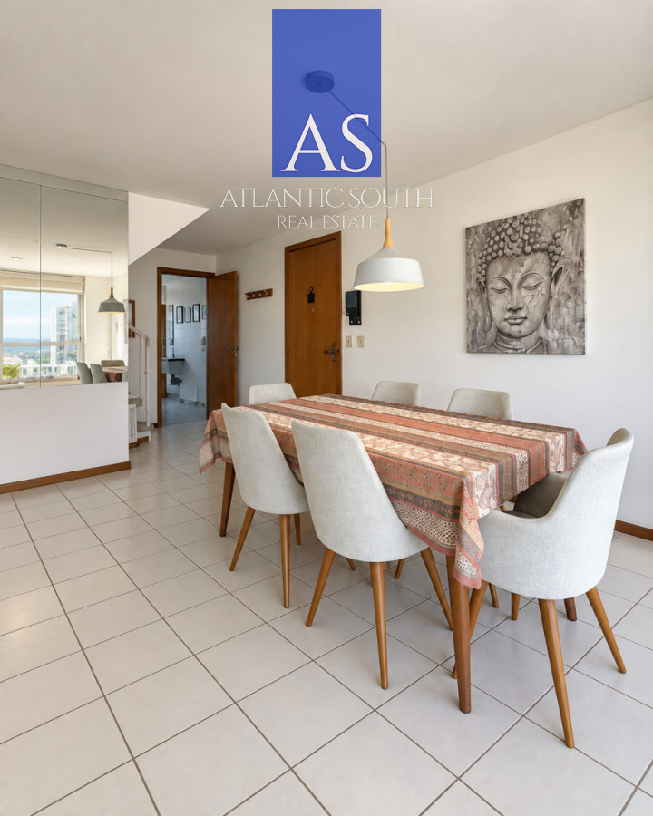 Apartamento ID.5130 - Espectacular Penthouse reciclado con barbacoa propia y vista al mar Playa Mansa Punta del Este