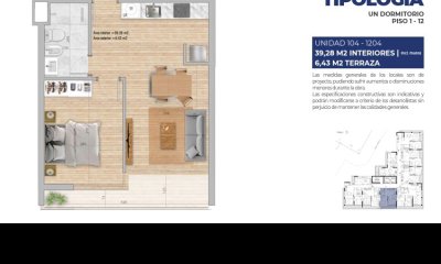 Apartamento 1 dormitorio en Mansa Tower Punta del Este