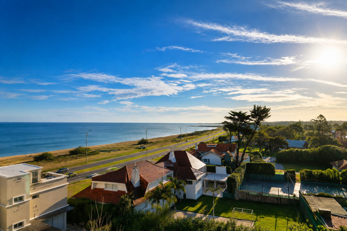 Penthouse frente al mar 3 dormitorios reciclado estufa a leña, barbacoa cerrada Pinares Punta del Este