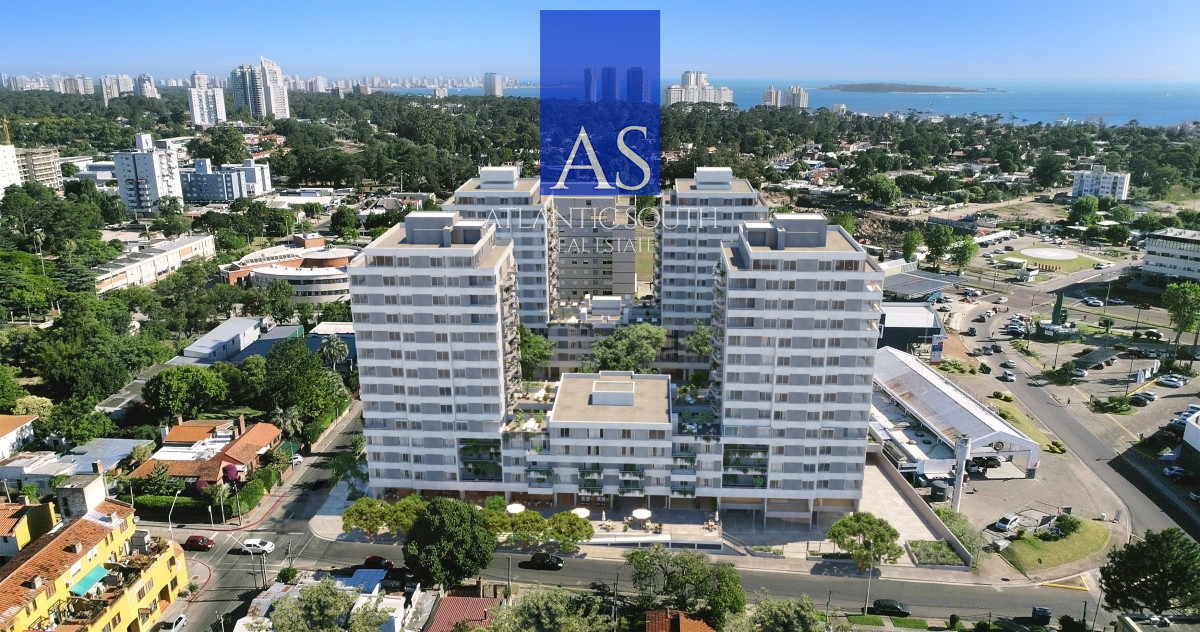Apartamento 1 dormitorio Torre de calidad en construcción entrega Febrero 2026 ley vivienda promovida terraza y garage - GoPunta - Portal Inmobiliario de Punta del Este - Maldonado
