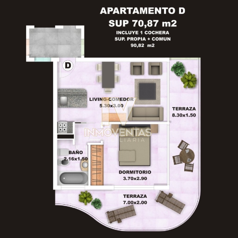 Apartamento ID.3564 - A POCAS CUADRAS DE LAS DOS PLAYAS
