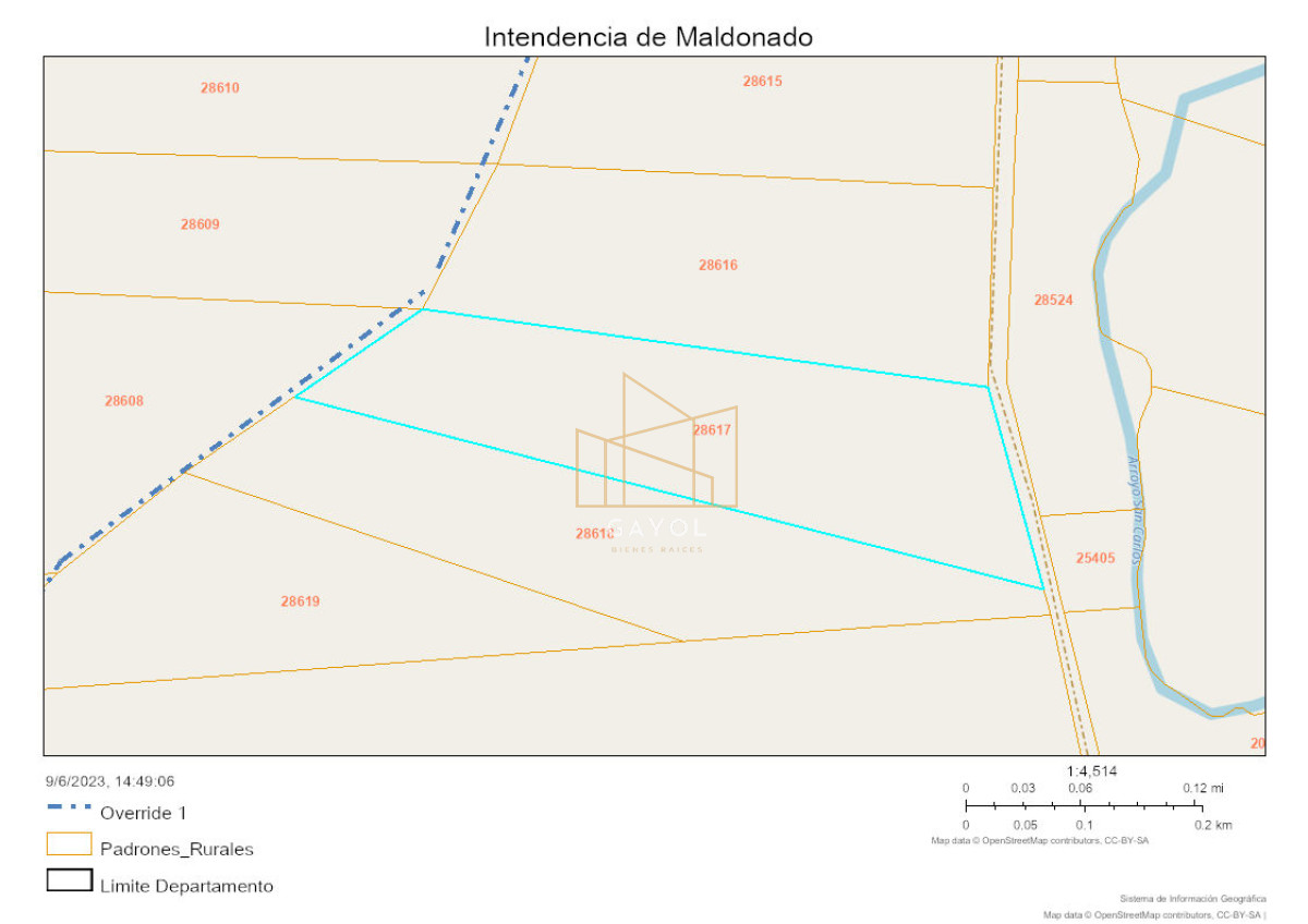Chacra ID.1587 - CHACRA DE SAN CARLOS 