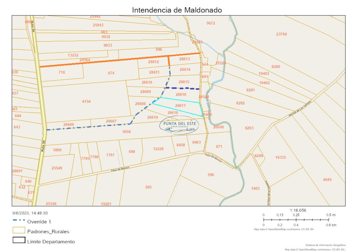 Chacra ID.124 - 7 HAS EN BARRIO PRIVADO SOBRE RUTA 39