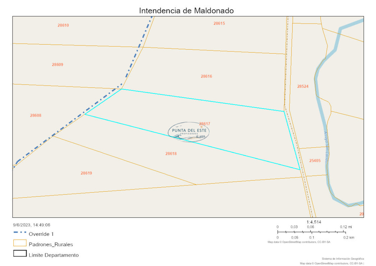 Chacra ID.124 - 7 HAS EN BARRIO PRIVADO SOBRE RUTA 39