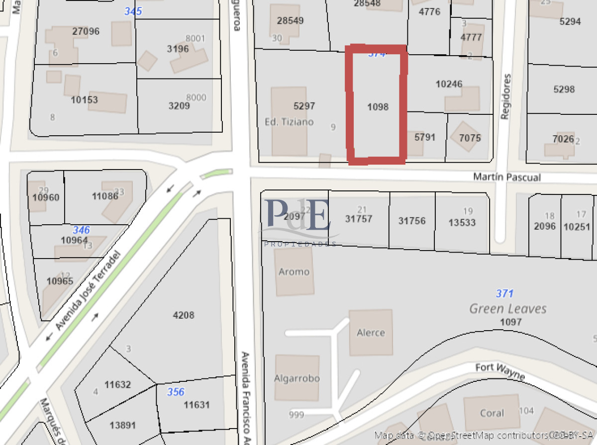 Terreno en Venta para Construcción. Edificio de Bloques Bajos.  - Imagen 1