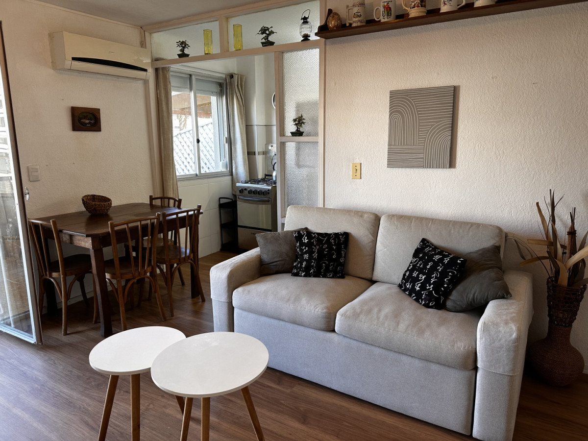 EN VENTA MUY COMODO Y CON GRAN TERRAZA APARTAMENTO DE UN DORMITORIO