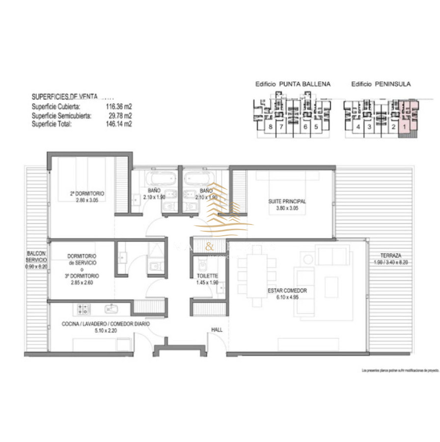 Apartamento ID.678 - Departamento venta en punta del este 