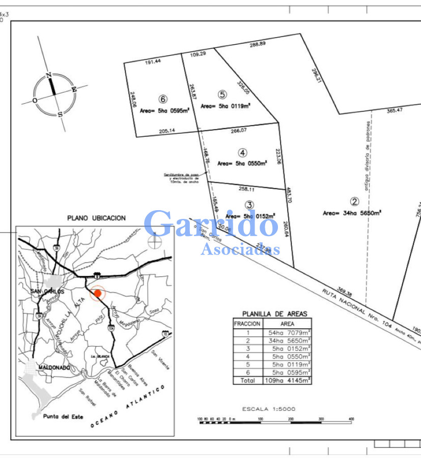 Chacra ID.3301 - Chacra sobre Ruta 104 