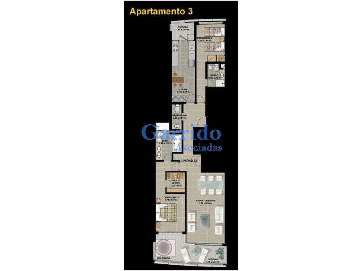 Apartamento ID.1297 - Apartamento en Punta del Este, Mansa