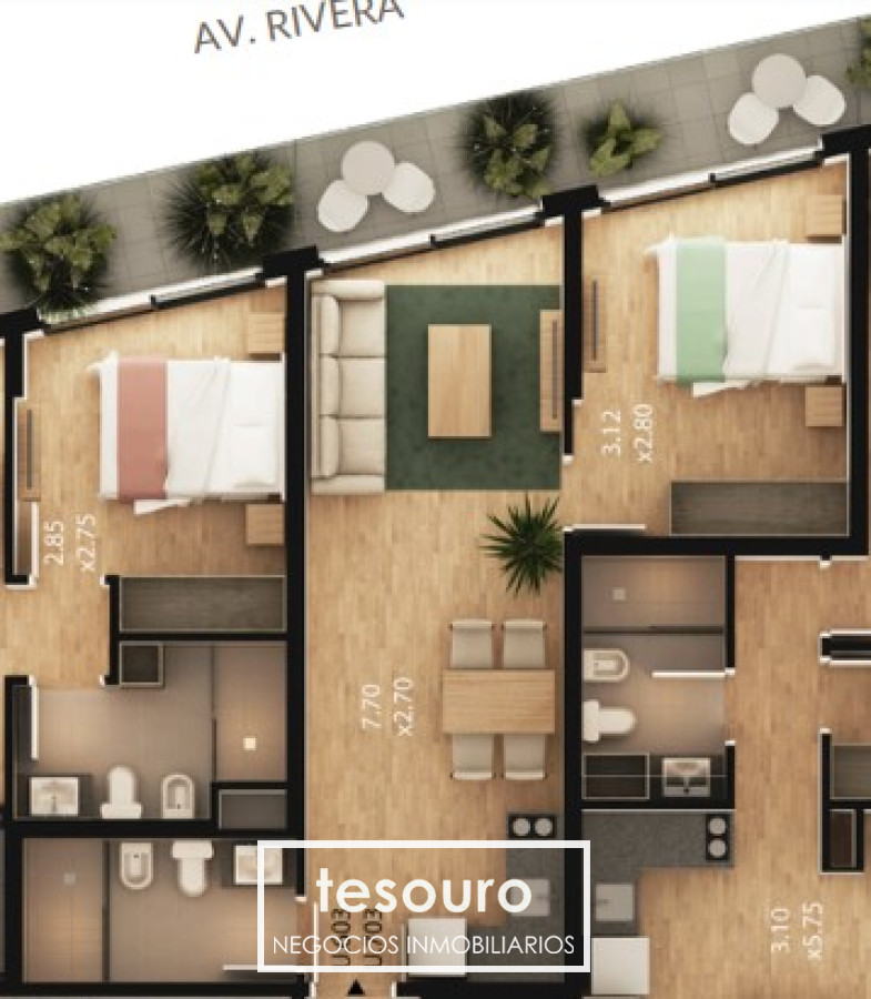 Apartamento ID.4387 - VENTA APARTAMENTO 1 DORMITORIO - PUERTITO DEL BUCEO