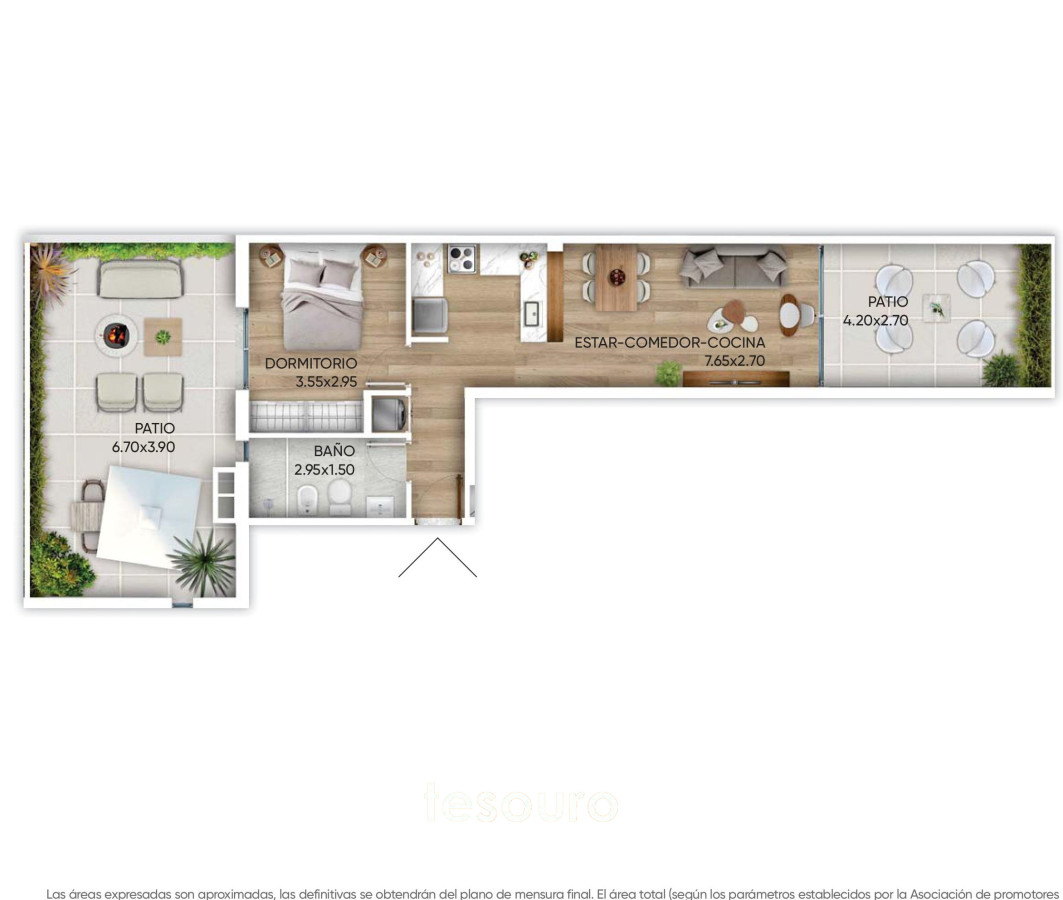 Apartamento ID.2675 - VENTA APARTAMENTO 1 DORMITORIO - CORDON