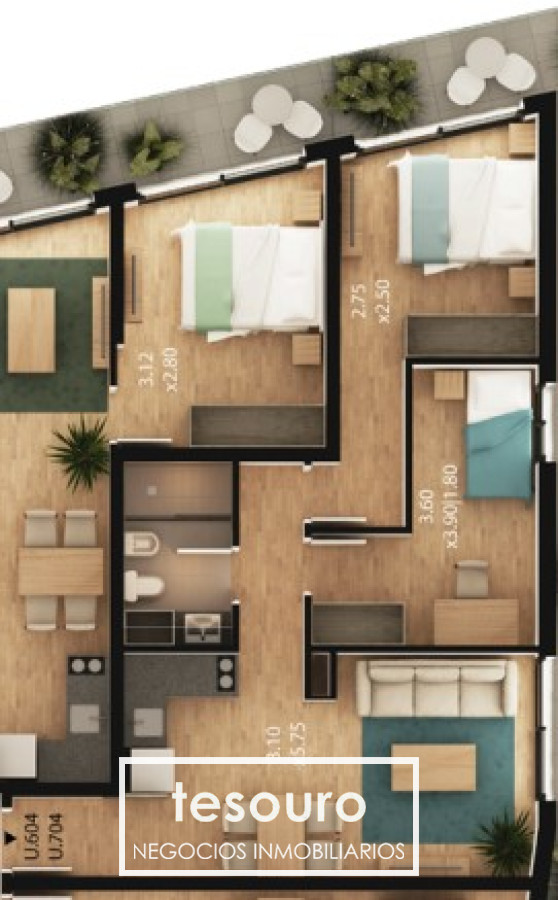 Apartamento ID.4395 - VENTA APARTAMENTO 1 DORMITORIO - PUERTITO DEL BUCEO