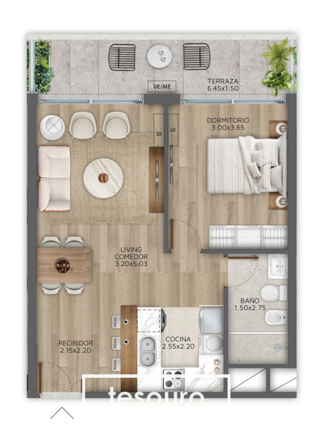 Apartamento ID.3926 - VENTA APARTAMENTO 1 DORMITORIO - POCITOS