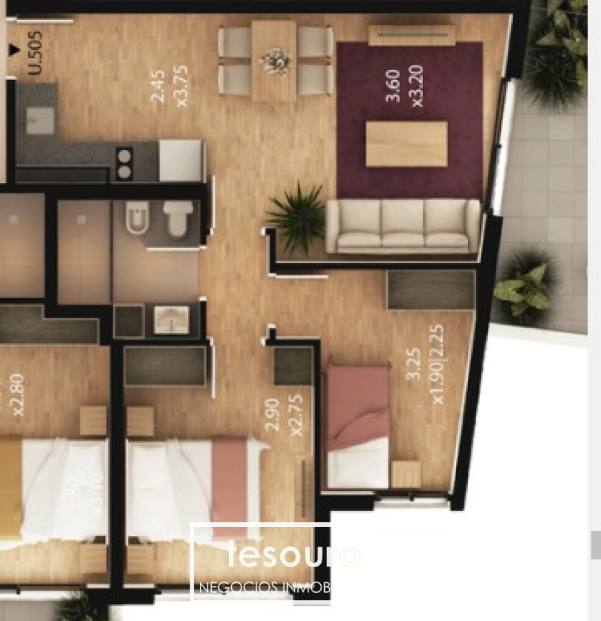 Apartamento ID.4392 - VENTA APARTAMENTO 1 DORMITORIO - PUERTITO DEL BUCEO