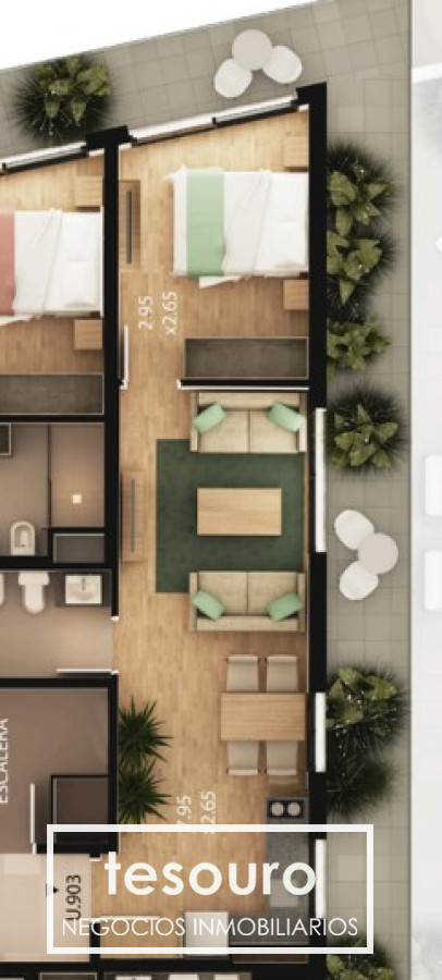 Apartamento ID.4390 - VENTA APARTAMENTO 1 DORMITORIO - PUERTITO DEL BUCEO