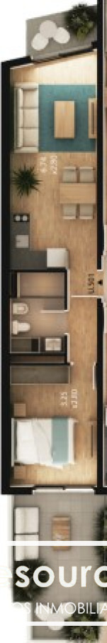 Apartamento ID.4372 - VENTA APARTAMENTO 1 DORMITORIO - PUERTITO DEL BUCEO