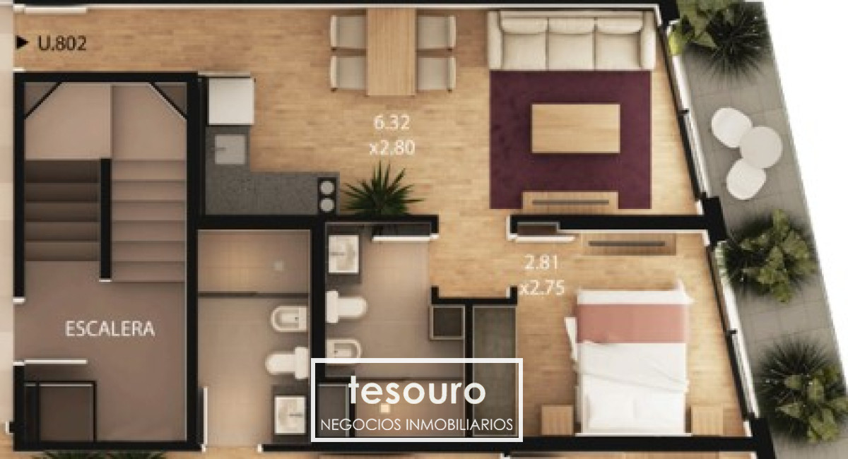 Apartamento ID.4381 - VENTA APARTAMENTO 1 DORMITORIO - PUERTITO DEL BUCEO