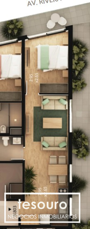 Apartamento ID.4389 - VENTA APARTAMENTO 1 DORMITORIO - PUERTITO DEL BUCEO