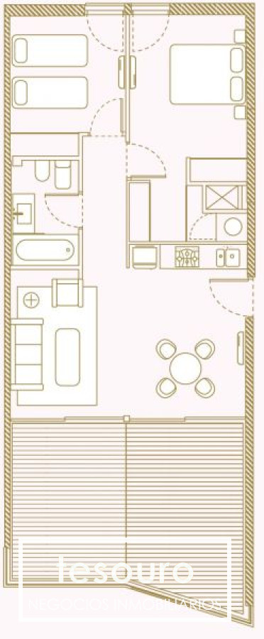 Apartamento ID.1622 - VENTA CON RENTA APARTAMENTO 2 DORMITORIOS - BARRIO SUR