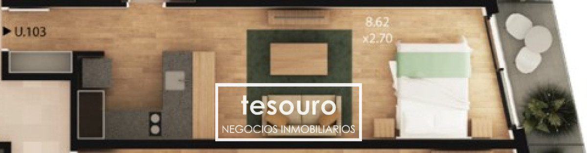 Apartamento ID.4383 - VENTA MONOAMBIENTE - PUERTITO DEL BUCEO