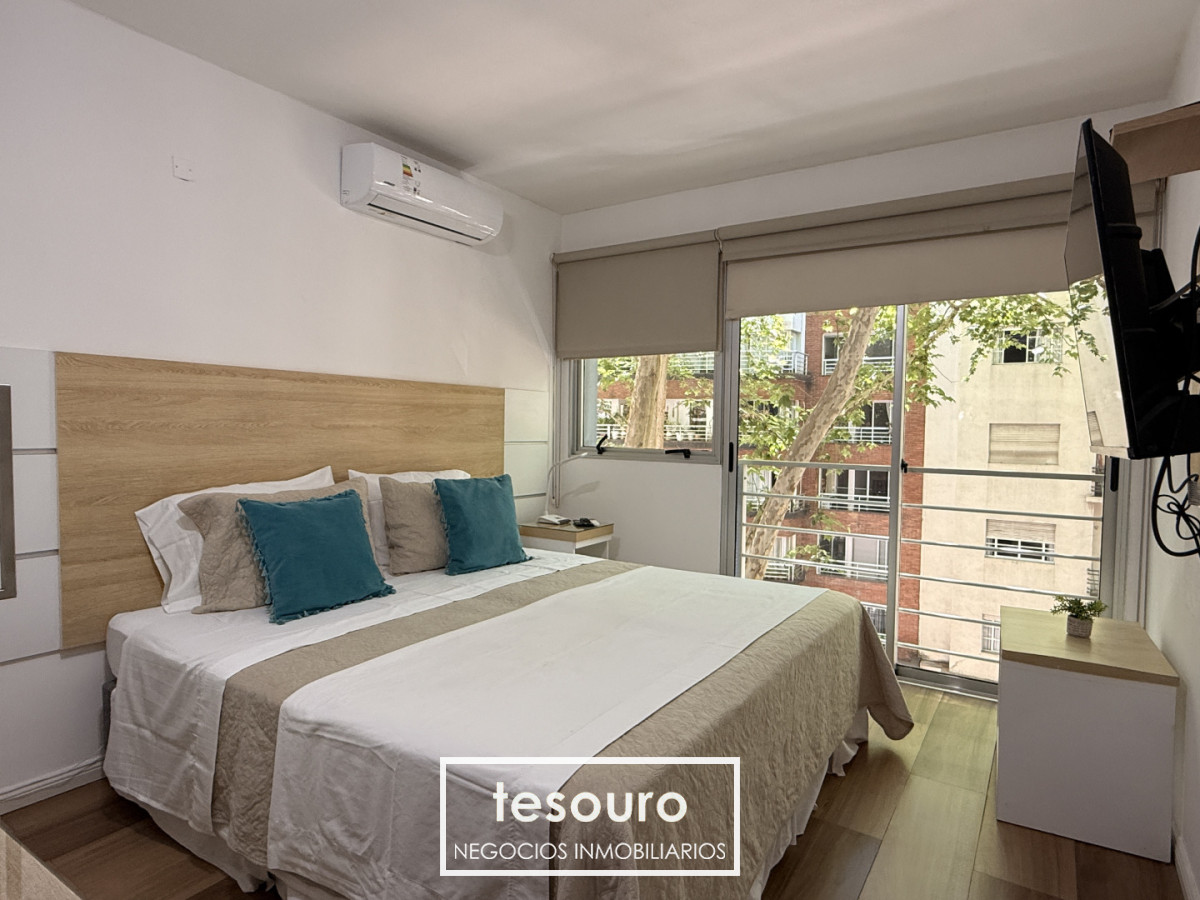 Apartamento ID.5351 - Alquiler apartamento monoambiente en pocitos con muebles