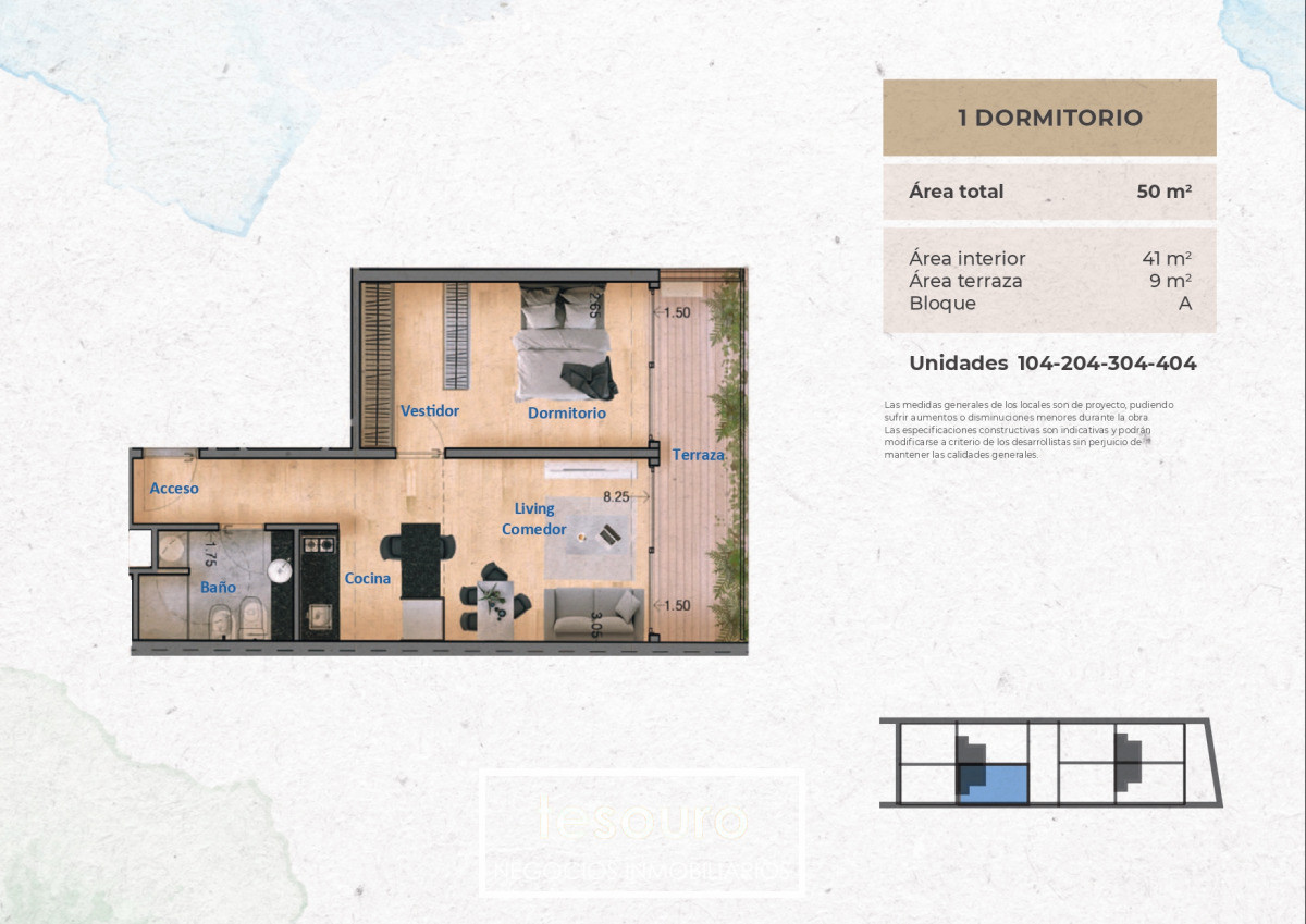 Apartamento ID.5106 - VENTA APARTAMENTO 1 DORMITORIO - PUNTA CARRETAS