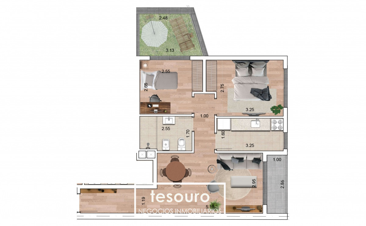 Apartamento ID.3242 - VENTA APARTAMENTO 2 DORMITORIOS - TRES CRUCES