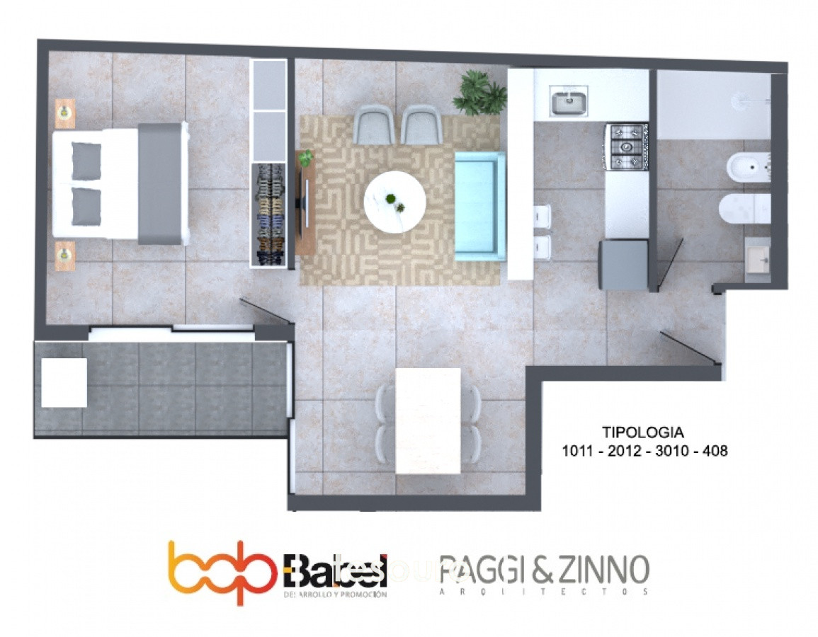 Apartamento ID.3379 - VENTA APARTAMENTO 1 DORMITORIO - PUNTA CARRETAS