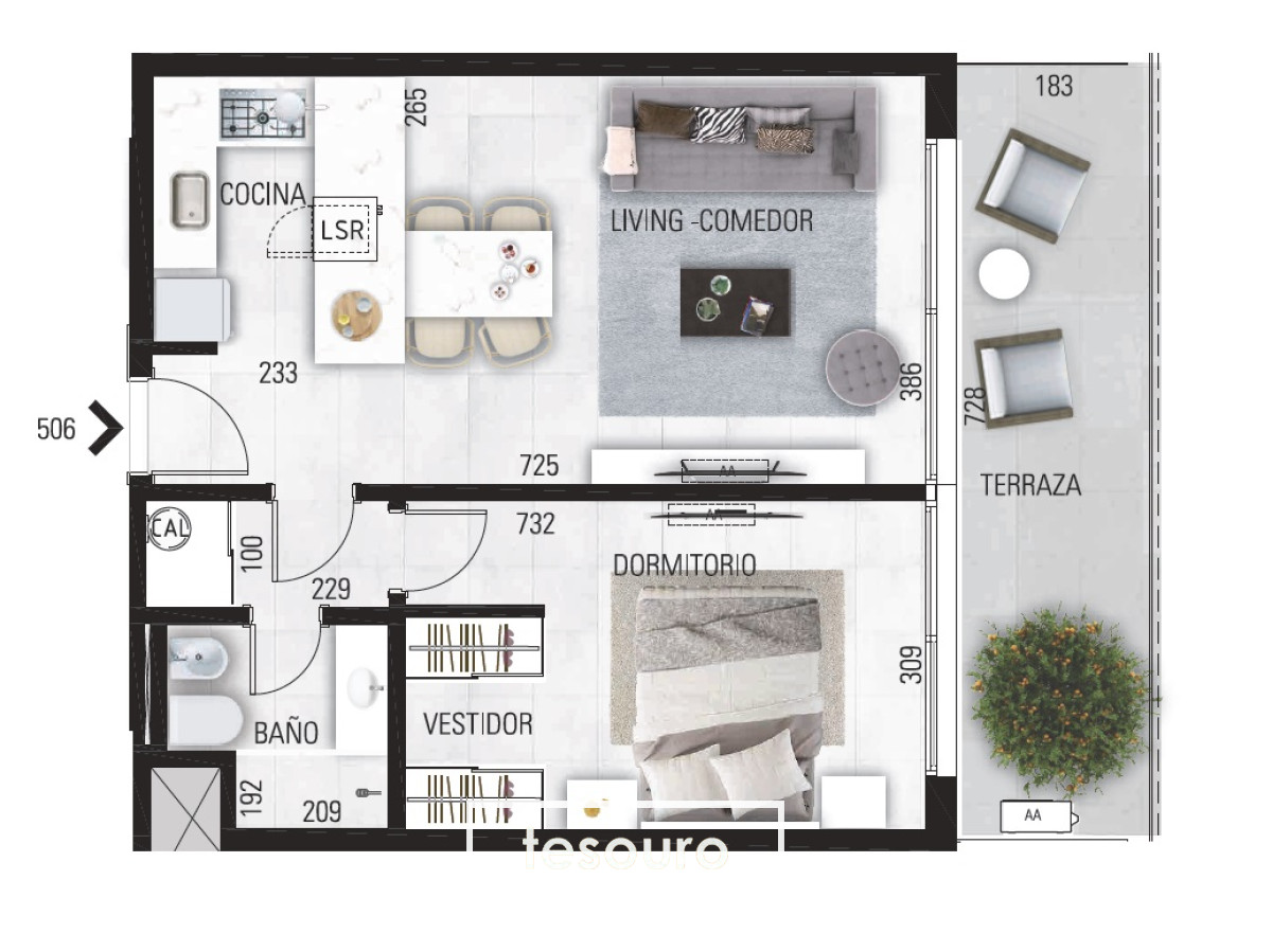 Apartamento ID.2997 - VENTA APARTAMENTO 1 DORMITORIO EN PUNTA GORDA