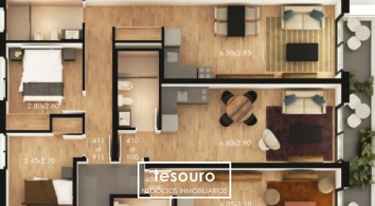 Apartamento ID.4355 - VENTA APARTAMENTO - POCITOS NUEVO