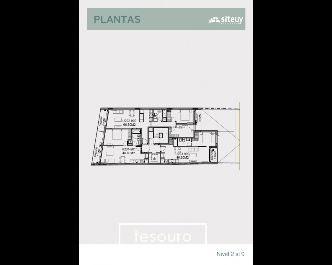 Apartamento ID.3876 - VENTA APARTAMENTO 2 DORMITORIOS - CORDÓN