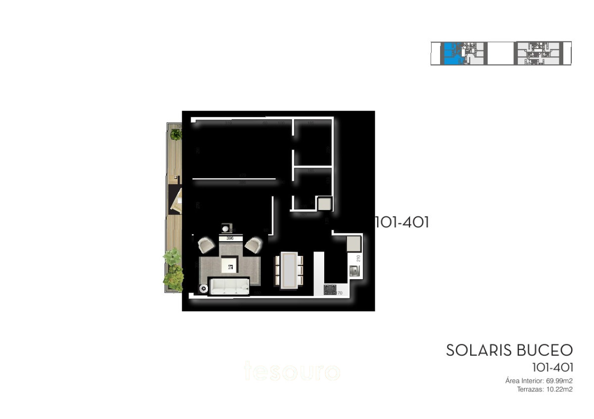 Apartamento ID.4498 - VENTA APARTAMENTO 2 DORMITORIOS - BUCEO