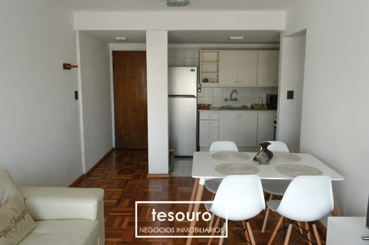 Apartamento ID.5416 - ALQUILER APARTAMENTO DE 1 DORMITORIO AMOBLADO EN Pocitos PRÓXIMO A LA RAMBLA