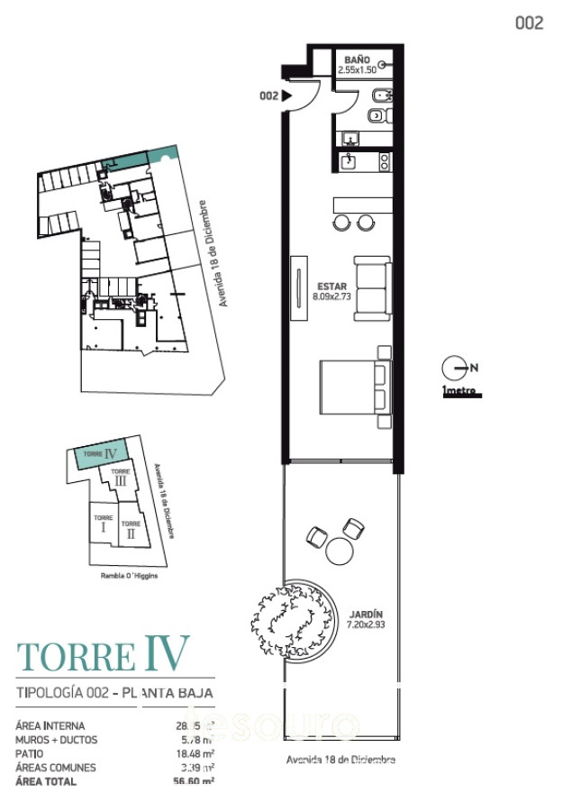 Apartamento ID.2976 - VENTA MONOAMBIENTE - MALVIN