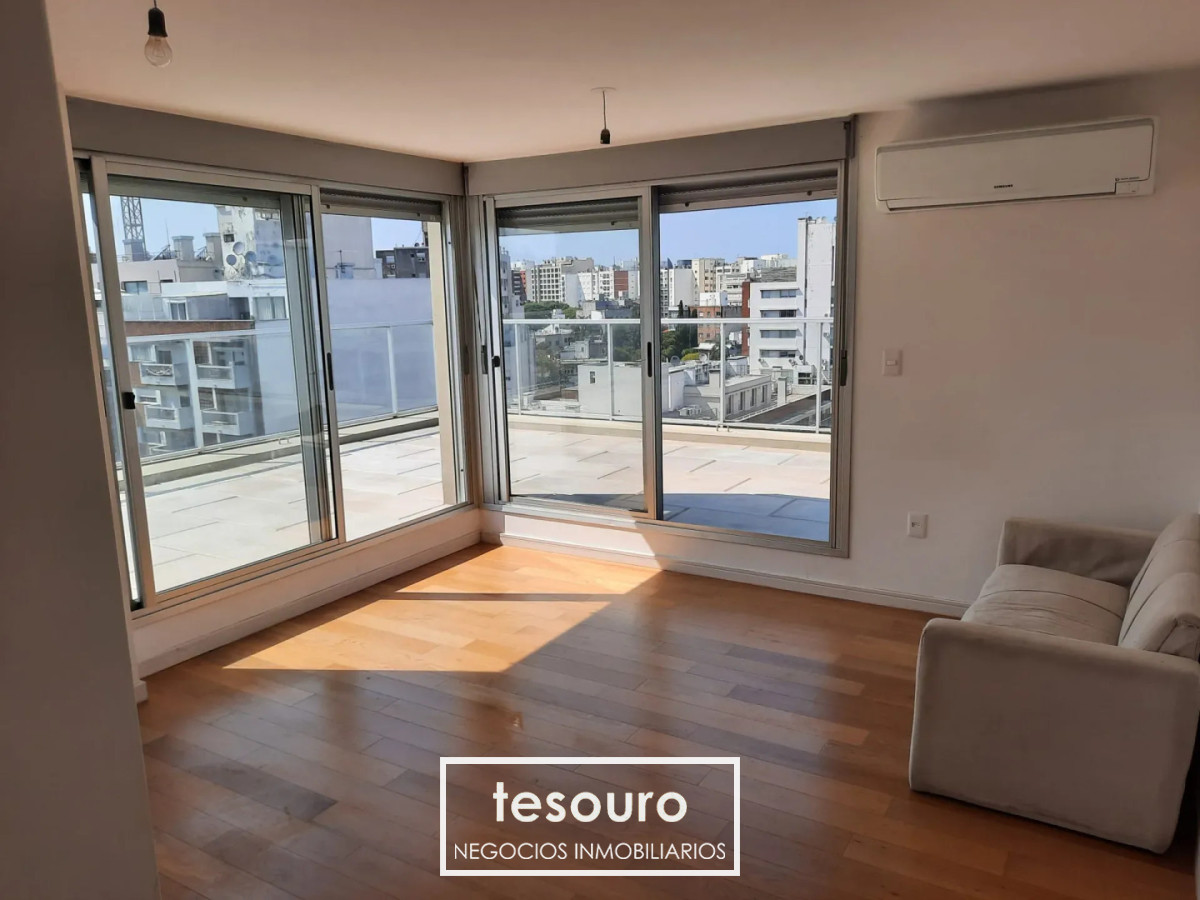 Apartamento ID.5482 - ALQUILER MONOAMBIENTE PENTHOUSE CON GRAN TERRAZA EN POCITOS NUEVO