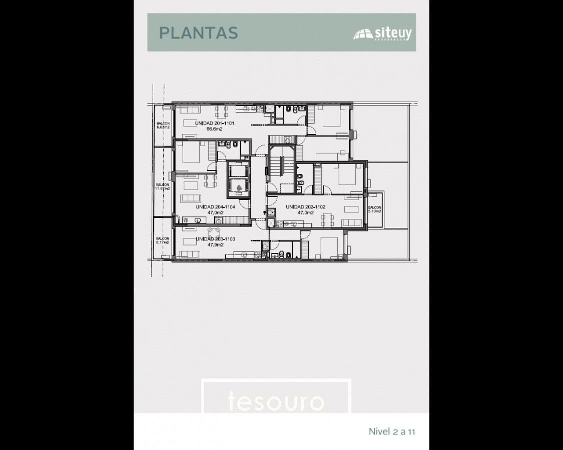 Apartamento ID.3864 - VENTA APARTAMENTO 2 DORMITORIOS - LA BLANQUEADA