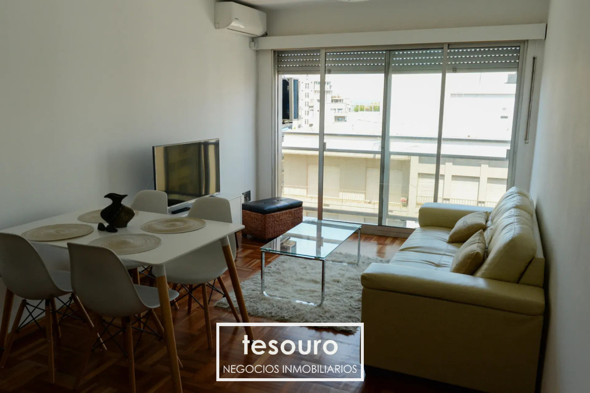 Apartamento ID.5416 - ALQUILER APARTAMENTO DE 1 DORMITORIO AMOBLADO EN Pocitos PRÓXIMO A LA RAMBLA