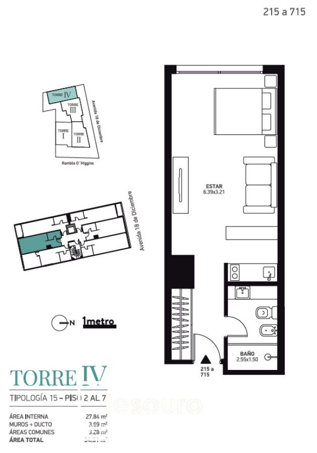 Apartamento ID.2981 - VENTA APARTAMENTO MONOAMBIENTE - MALVIN