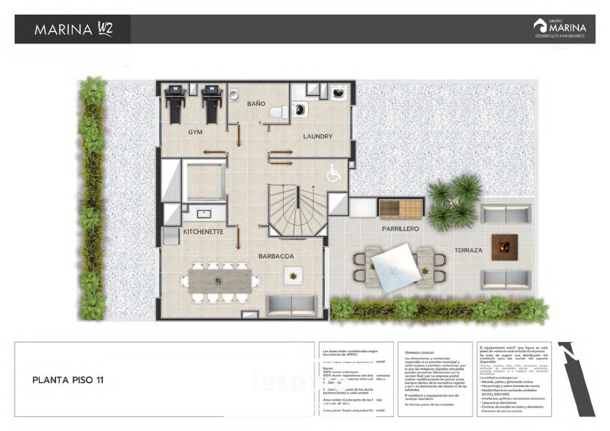 Apartamento ID.3354 - Monoambientes de 40m2!