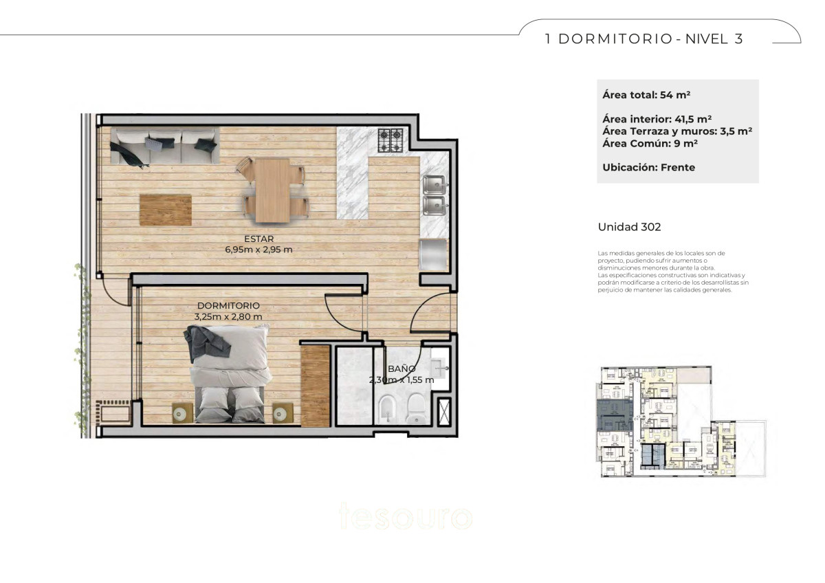 Apartamento ID.4910 - VENTA APARTAMENTO 1 DORMITORIO - CENTRO