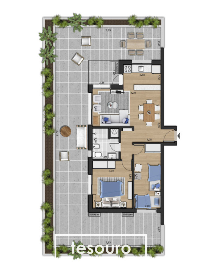 Apartamento ID.3146 - VENTA APARTAMENTO 2 DORMITORIOS - TRES CRUCES