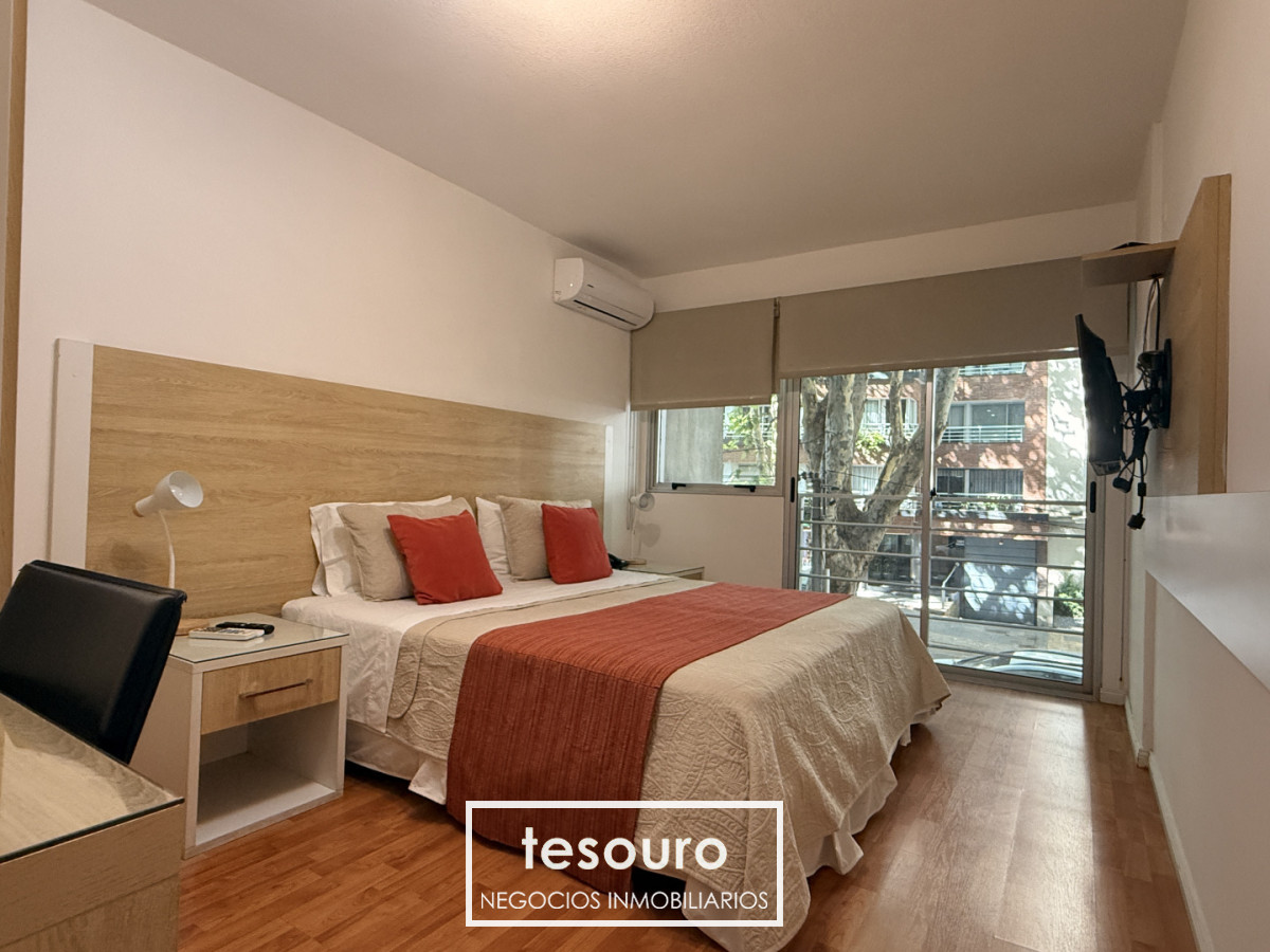 Apartamento ID.5354 - Alquiler de monoambiente amoblado en Pocitos